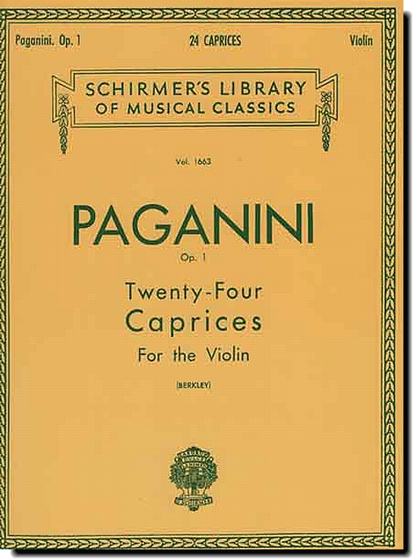 Paganini, Twenty-Four Caprices, Op. 1