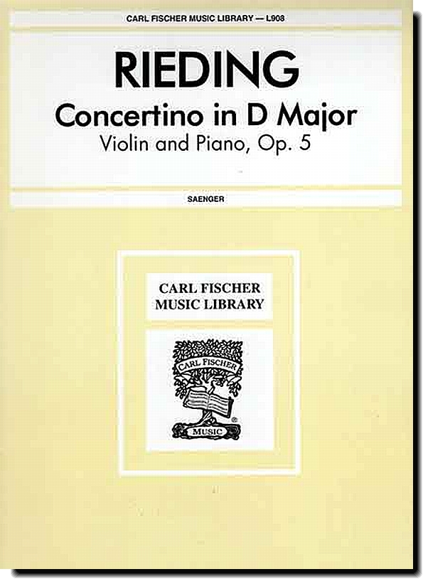 Rieding, Concertino in D major Op. 5