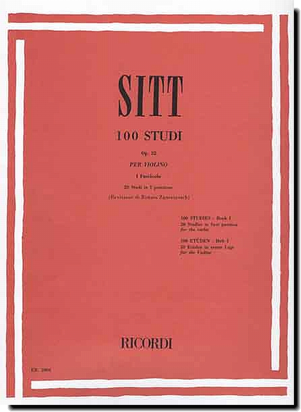 Sitt, 100 Studies Op 32 Book 1