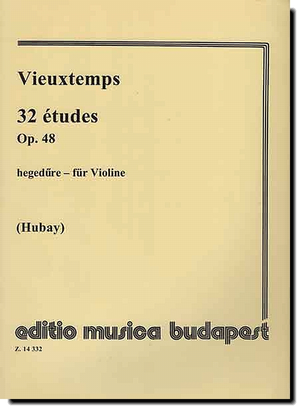 Vieuxtemps 32 Etudes Op 48