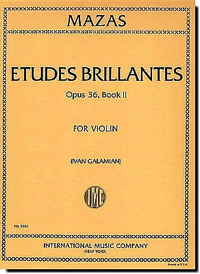 Mazas, Etudes Brillantes, Op. 36 Book 2 (Gamalian)