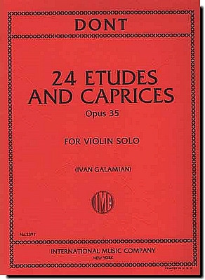 Dont, Etudes and Caprices Op. 35 (Galamian)