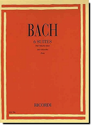 Bach 6 Suites for Cello arranged for violin