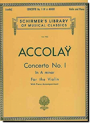 Accolay Concerto No. 1 in A minor for violin