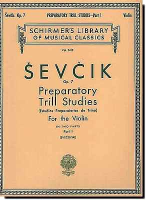 Sevcik, Preparatory Trill Studies Op 7