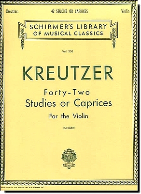 Kreutzer, 42 Studies or Caprices