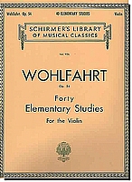 Wohlfahrt, Forty Elementary Studies Op 54