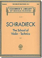 Schradieck, The School of Violin Techniques 1