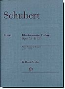 Schubert Sonata D maj Op 53