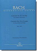 Bach, Concerto No. 2 in E major