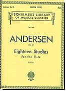 Andersen 18 Studies for Flute Op 41